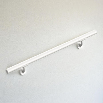 Aluminum Handrail for Indoor or Outdoor Steps and Stairs - Hand Rails for Elderly - DIY Complete Stair Railing Kit