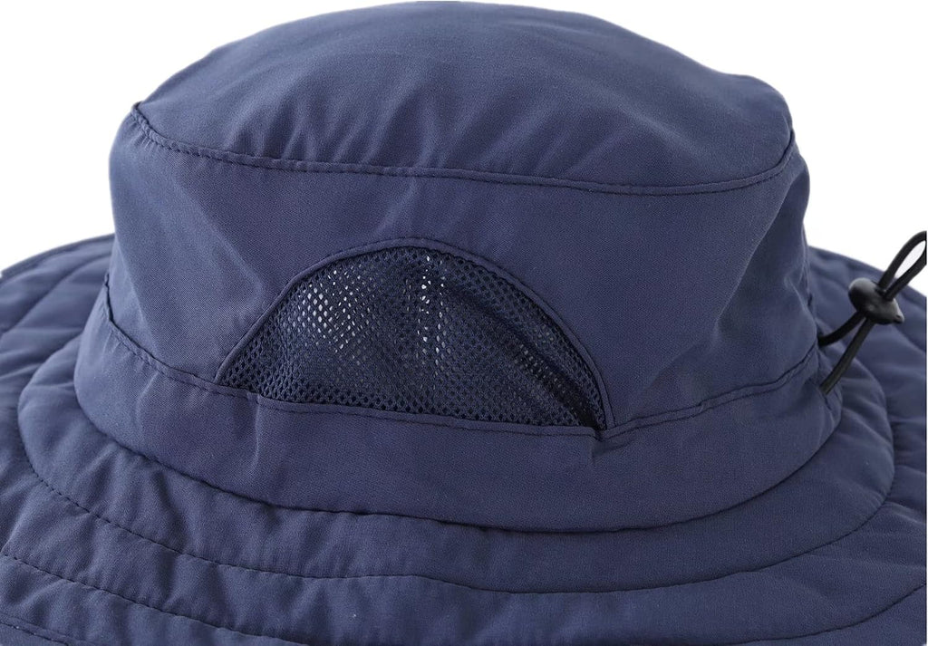 Kids Sun Hat for Boys Girls Wide Brim Bucket Hat UPF 50+ Sun Protection Hat Breathable Summer Beach Hat