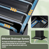 10'x12' Louvered Pergola, Outdoor Pergola with 2 Independent - Image 5