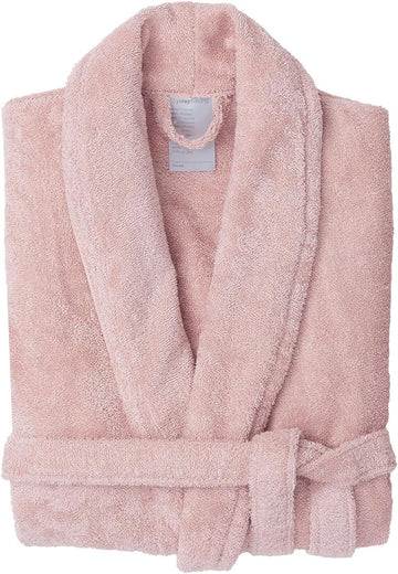 Essentials Bathrobes, 100% Cotton Soft Robe, Fluffy, Warm, Absorbent, Quick Dry Mens & Womens Robe