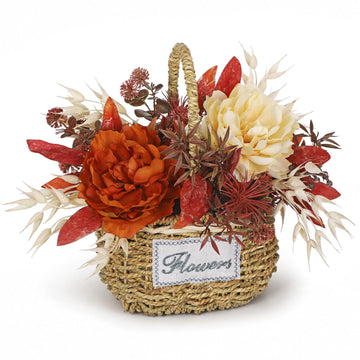 Fall Centerpieces for Tables Fall Floral Peonies Artificial Flowers in Vase