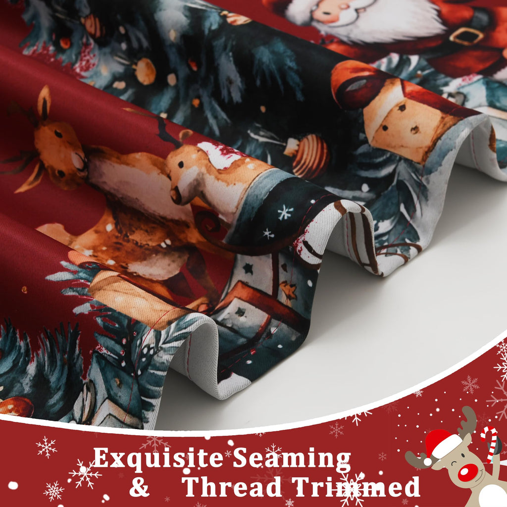 42" W x 18" L Christmas Tree Valance, 1 Panel