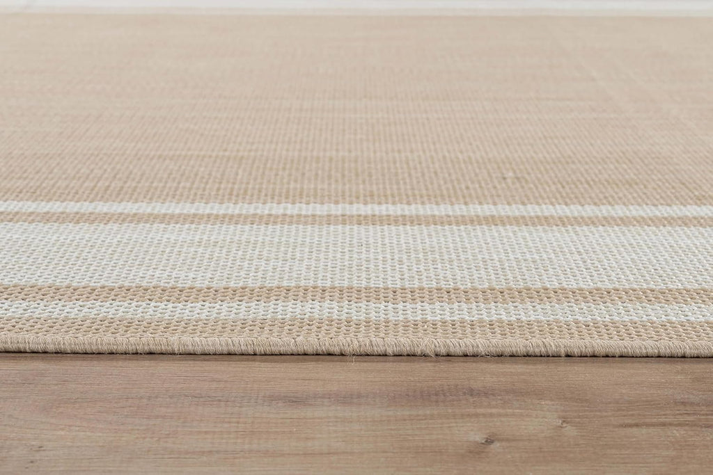 Outdoor Rug 8x10 Modern Bordered Area Rugs for Indoor and Outdoor Patio Deck Porch Garden Waterproof