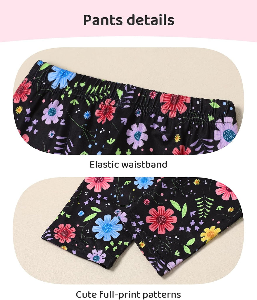 Girls' clothing sets Fall Long Sleeve Top Pants Set