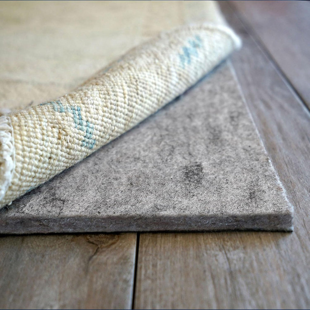 Lock - 5'x8' - 1/4" Thick - Felt + Rubber - Premium Non-Slip Rug Pad