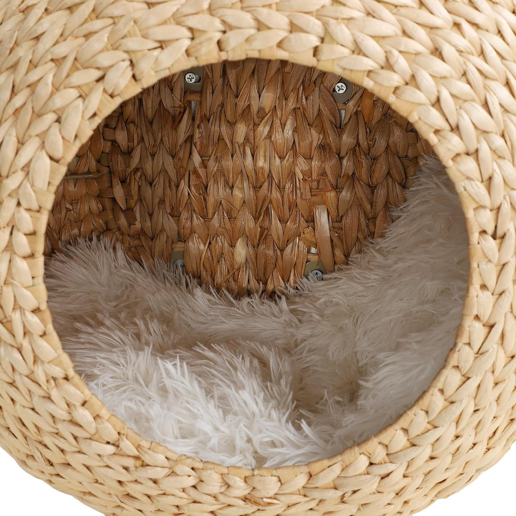 Cat Wall Furniture Cat Wall Shelf for Indoor Cats Natural Wood