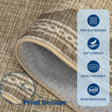 Scalloped 2x10 Runner Rug