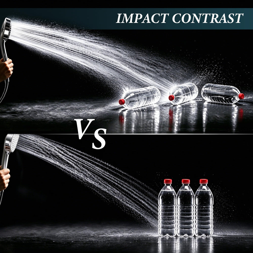 High Pressure Handheld Shower, Power Boost Resists Low Flow, Chrome