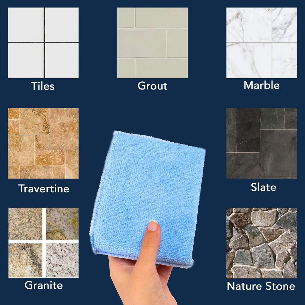(12-Pack) Professional Microfiber Sealer Applicator Pad - The Perfect Tool to Apply Sealer to All Natural Stone and