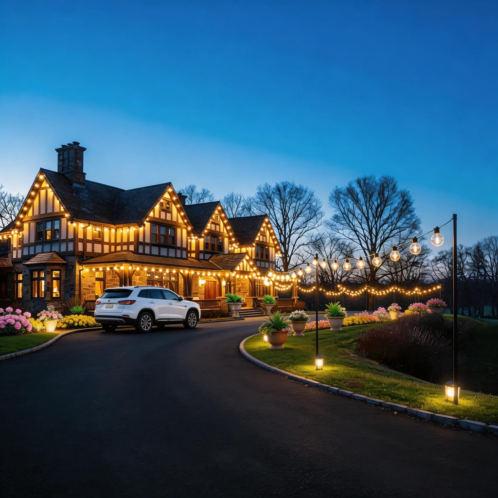 300 FT Outdoor String Lights, Waterproof Outside Patio Light 156 Bulbs