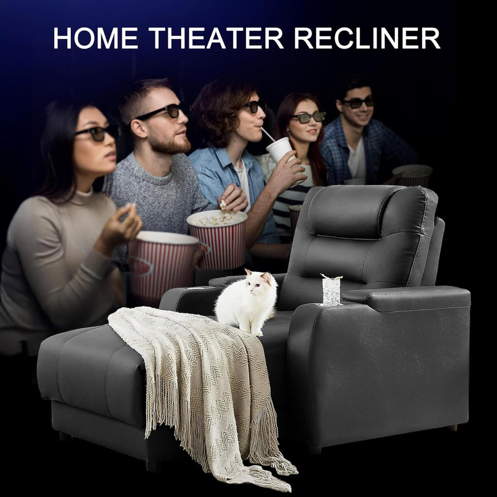 Home Theater Seating Oversized Loveseat Recliner Chair Ultra-Comfortable Reclining Chair Power Recliners Chairs with