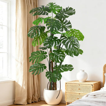 Artificial Monstera Deliciosa Tree 7FT with 23 Split Leaves