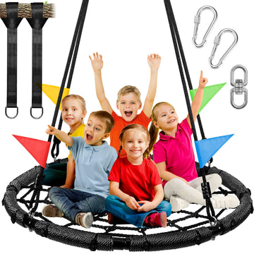 Spider Web Tree Swing, 43in