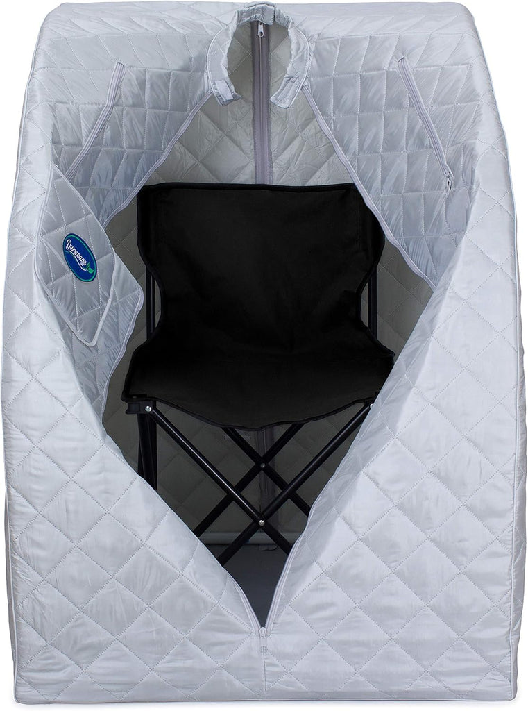 Durasage Portable Steam Sauna for Home - Personal Full Body Detox Sauna Tent with 800W Steam Generator, 60-Min Timer