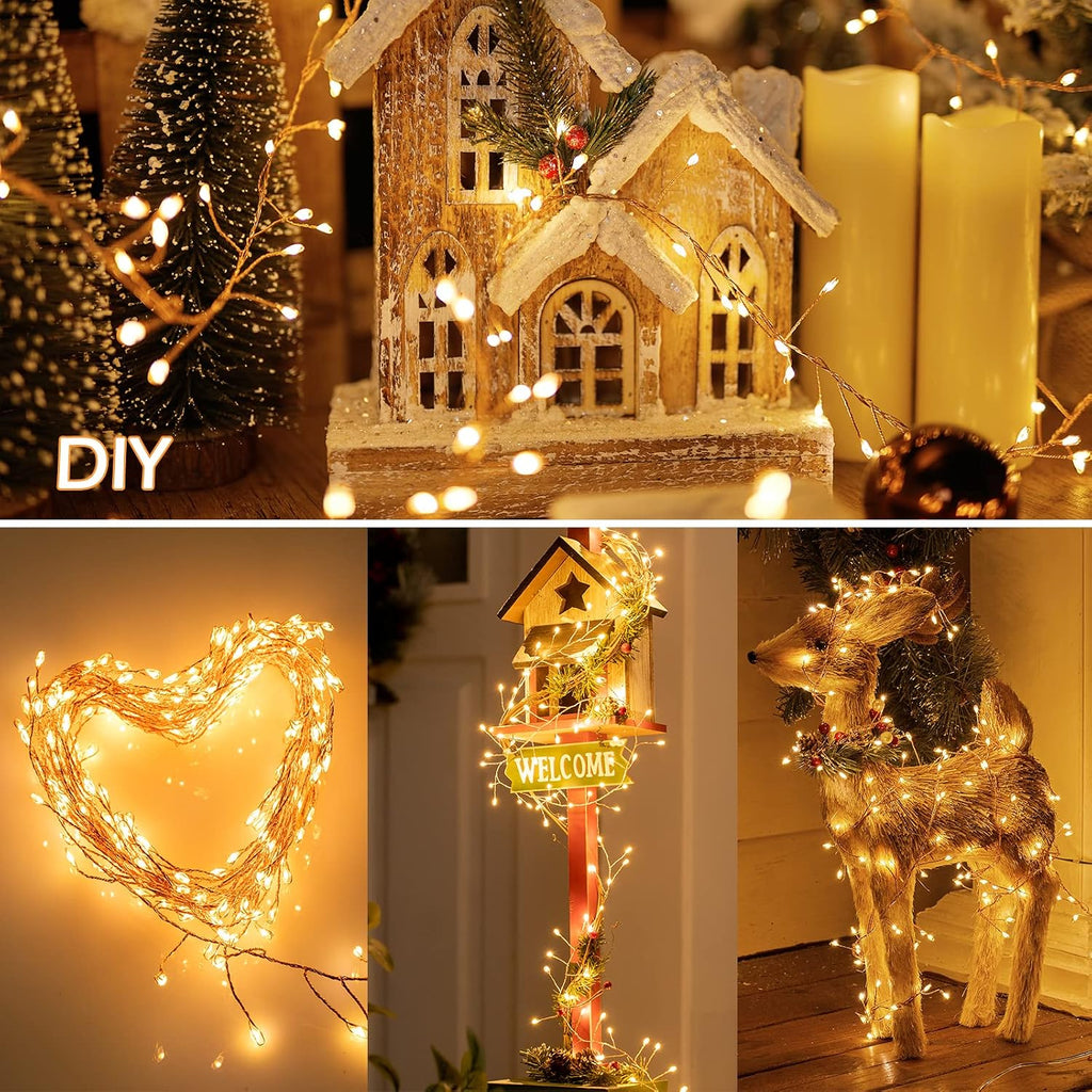 Fairy Lights Plug , String Lights for Christmas Tree Decoration