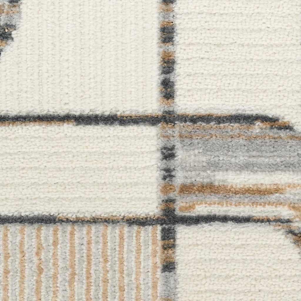 Home Nordic Ivory Multicolor Area Rug - Easy Clean, Non Shedding, Bed Room, Living Room, Dining Room, Kitchen