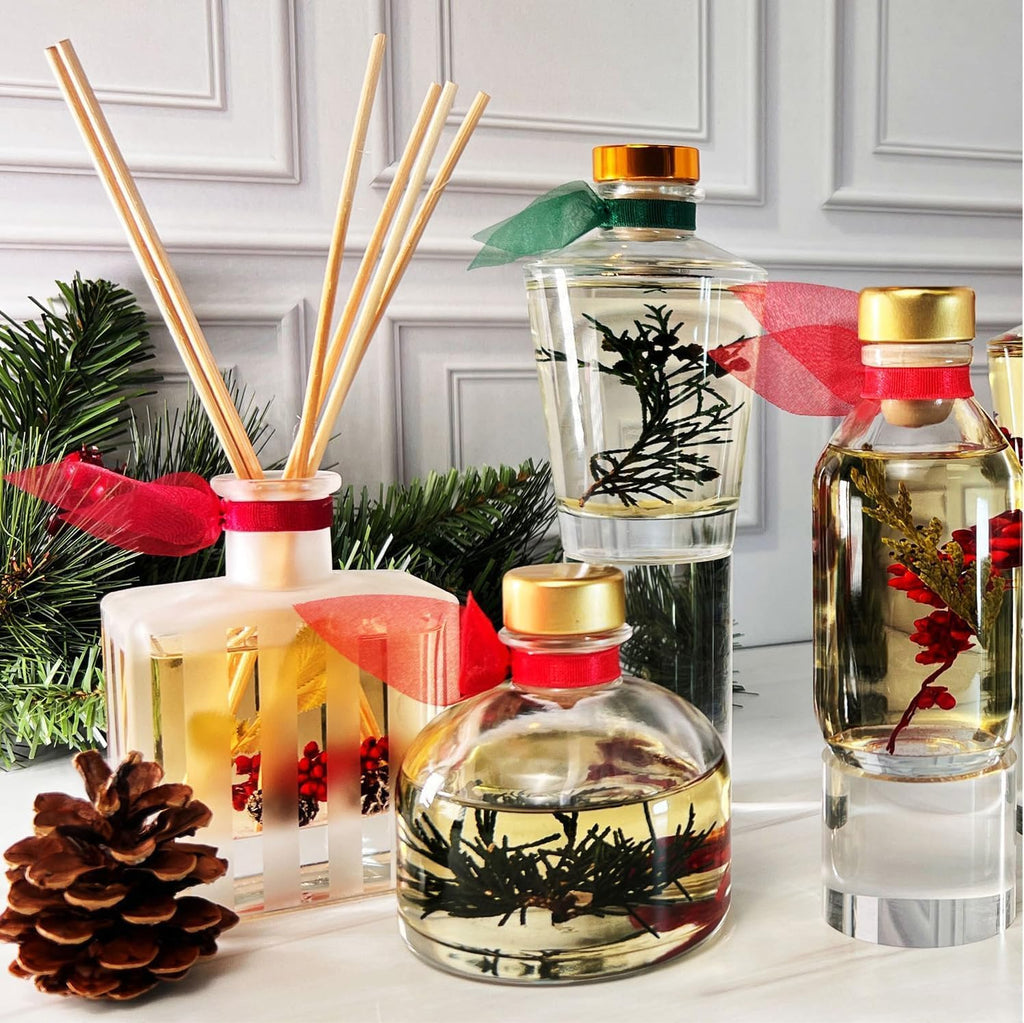Reed Diffuser Refill Oil, Sage & Citrus 8 fl oz, Hotel Scent, Spa Aroma - Set of 8