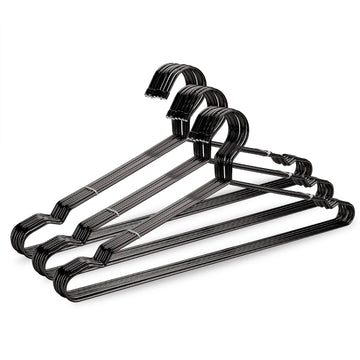 17.7" Strong Metal Wire Clothes Hangers, Coat Hanger Rack, Standard Suit Hangers, Metal Shirt Dress Hanger, 30 Pack