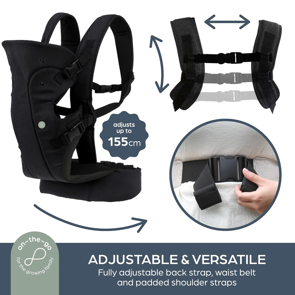 Journey Adjustable in-1 Baby Carrier for Newborn to Toddler up to 15kg - Comfortable, Versatile & Ergonomic for Mum