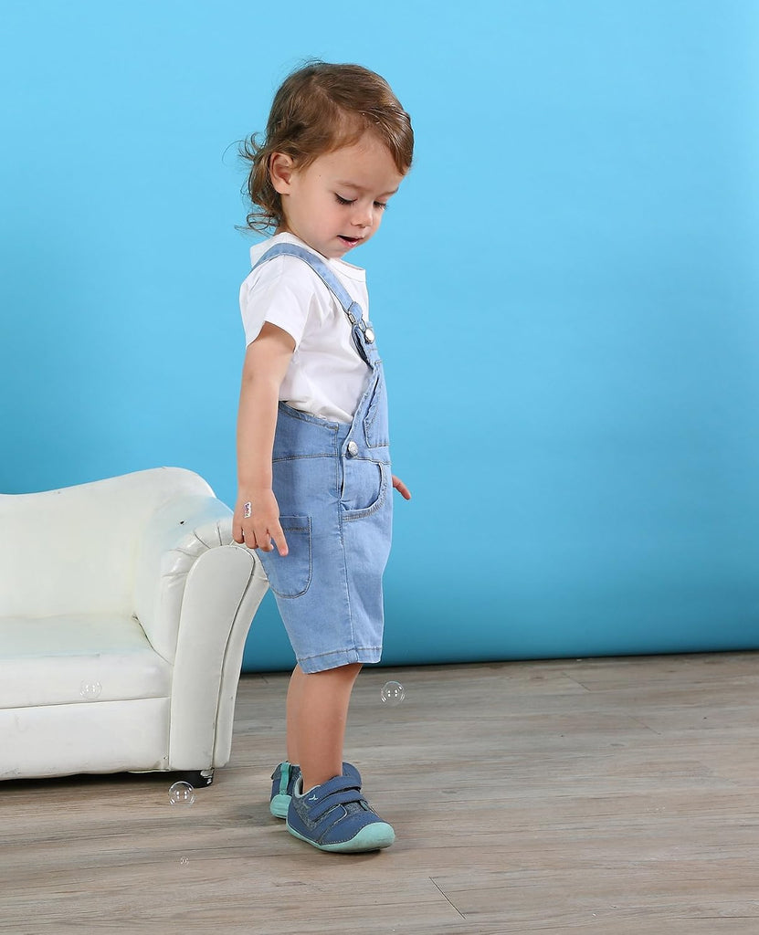 Toddler Denim Shorts Overalls Unisex Infant Baby Jean Shortalls
