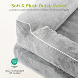 Extra Large Dog Bed, Orthopedic Dog Bed with Cooling Gel Memory Foam