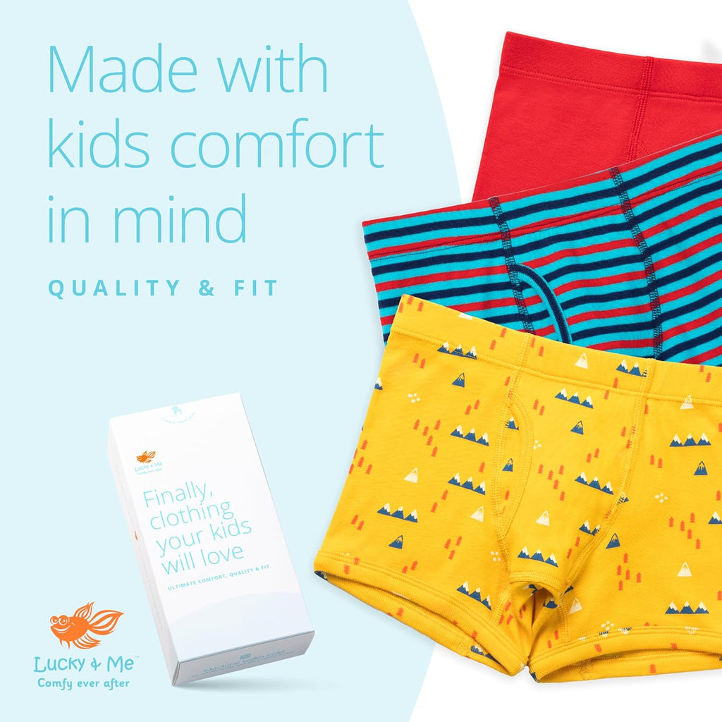 Nolan Boys GOTS, Organic Cotton, Boxer Briefs, Pack