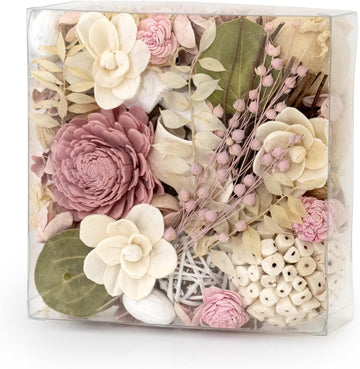 Maison Box Fragrance Potpourri Decorative Vase & Bowl Filler Home Décor (Pink Jasmine)