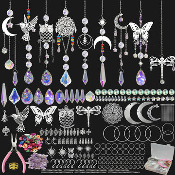 DIY Crystal Suncatcher Kit Hanging Prism Art Crafts