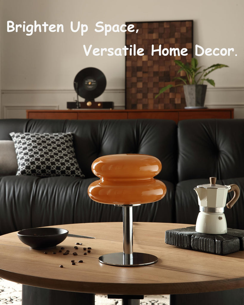 Table Lamp Small Mushroom Lamp, Mid Century Desk Lamps (Copper)