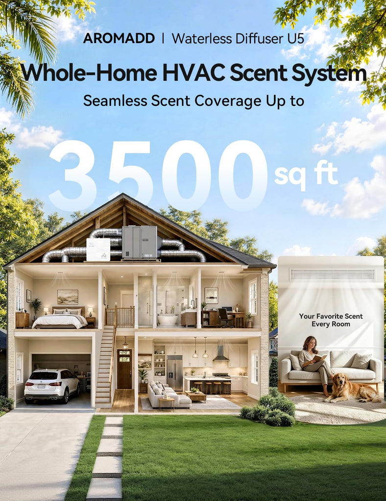 3500 Sq.Ft Smart Scent Diffuser - HVAC System
