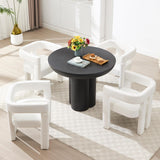 SZLIZCCC Modern Dining Chair Set of 2 / Living Room Chairs, Fabric Armchair