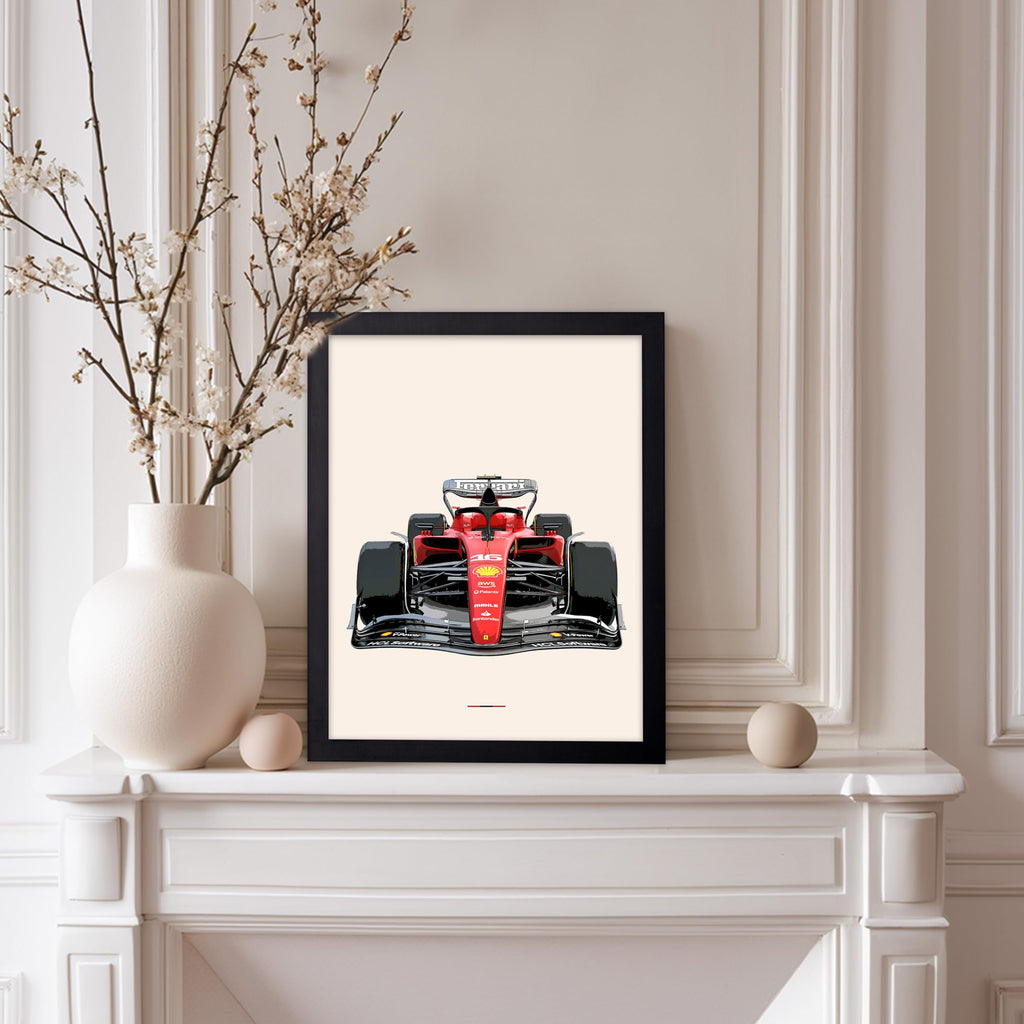 Luxury Sports Car Poster - Italian Race Car Print - Sports Art - Car Racing Art - Gift for Him, Her & Car Enthusiast