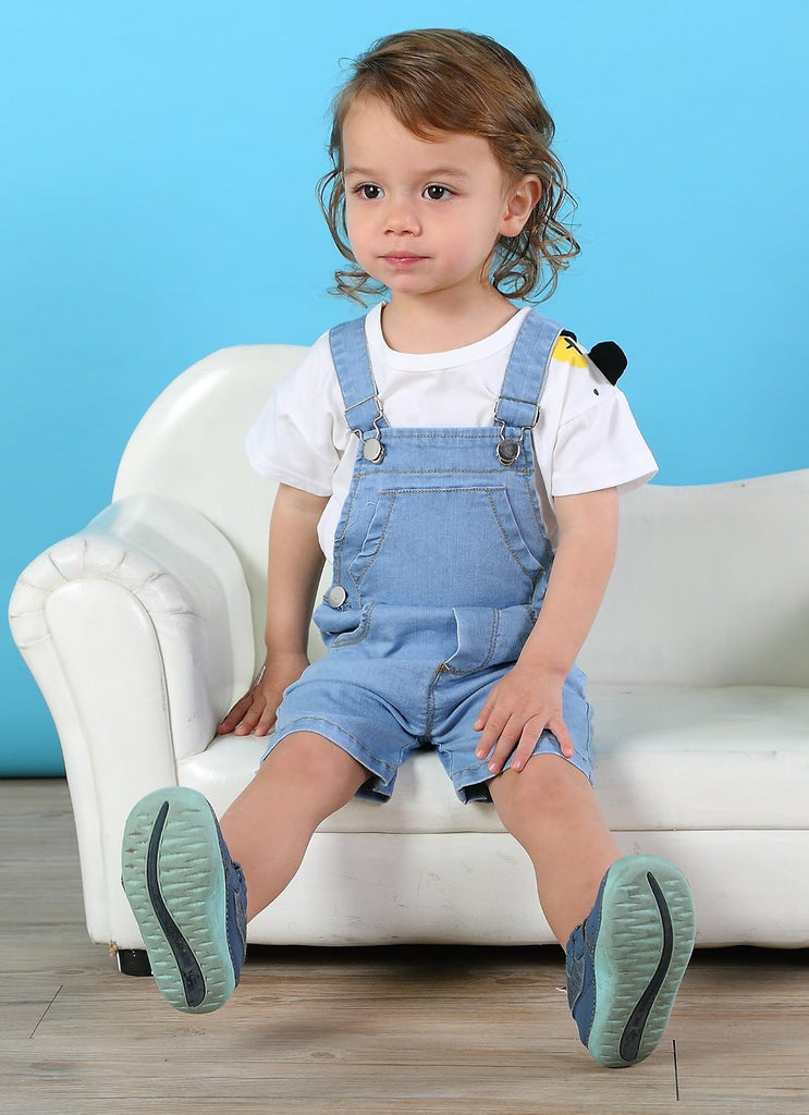 Toddler Denim Shorts Overalls Unisex Infant Baby Jean Shortalls