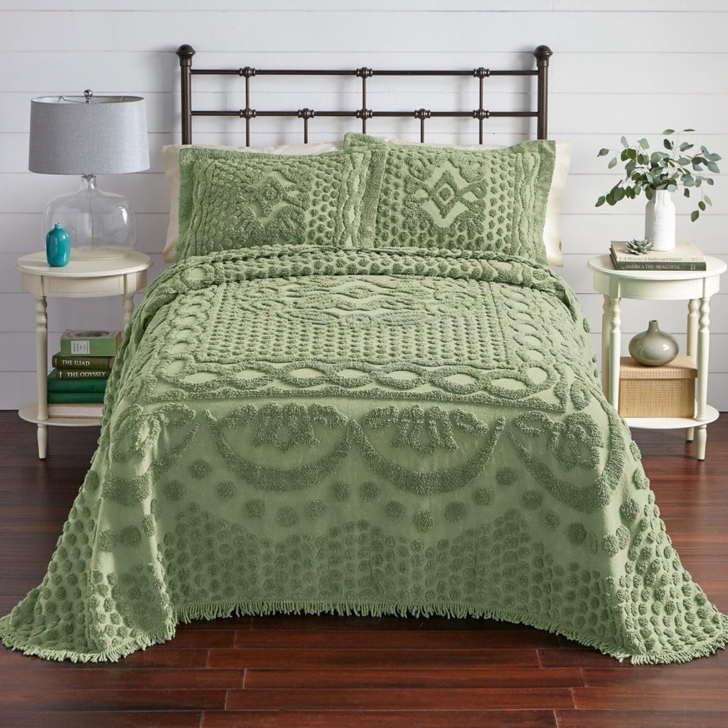 Cotton Georgia Chenille Bedspread