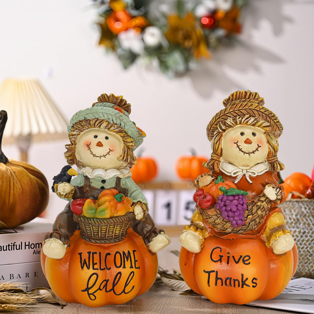 Thanksgiving Decorations, Harvest Decorations, Scarecrow for Garden Outside