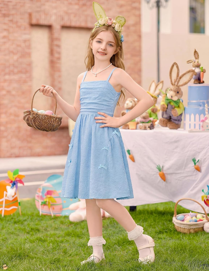Summer Dress Sleeveless Cami Dresses for Girls