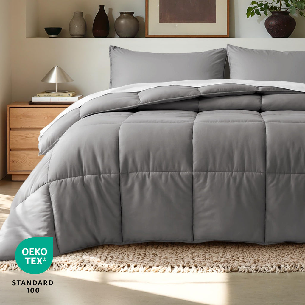 Comforter Set - 1800 Ultra Soft (Grey)