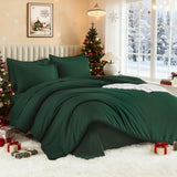 Litanika Queen Comforter Set Dark Emerald Green