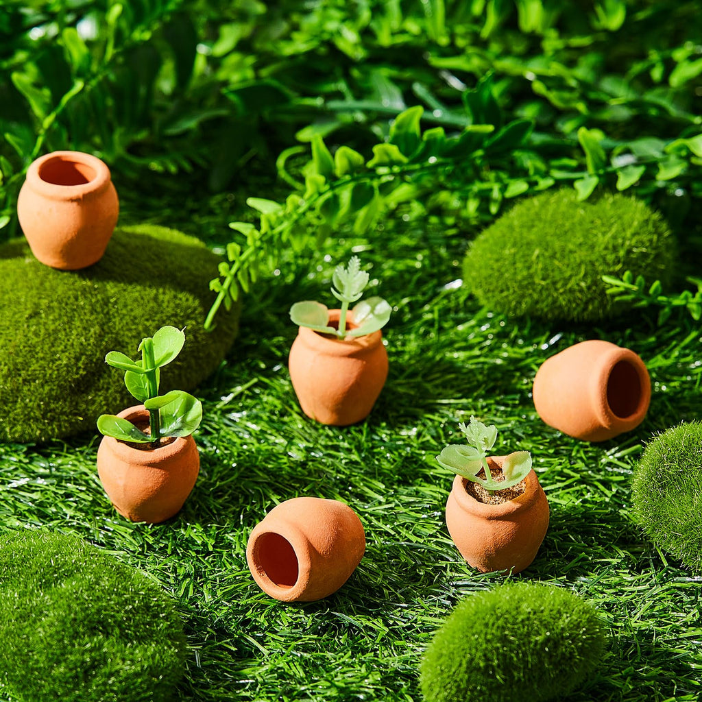 60 Pcs Mini Terracotta Clay Pots for Succulent Cactus Crafts