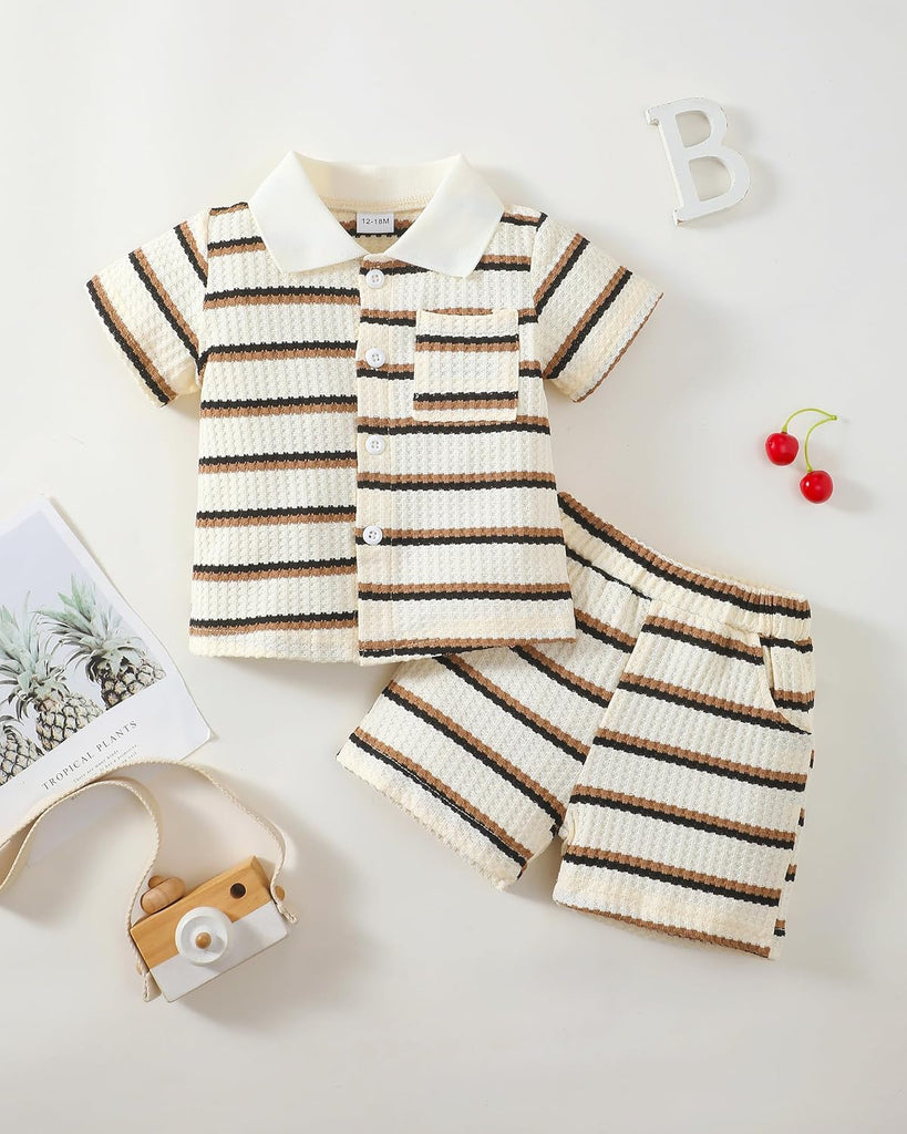 Toddler Baby Boy Clothes Summer Outfits Cotton Short Sleeve T-Shirt Dinosaurs Shorts Set Boy Clothes Outfits Set