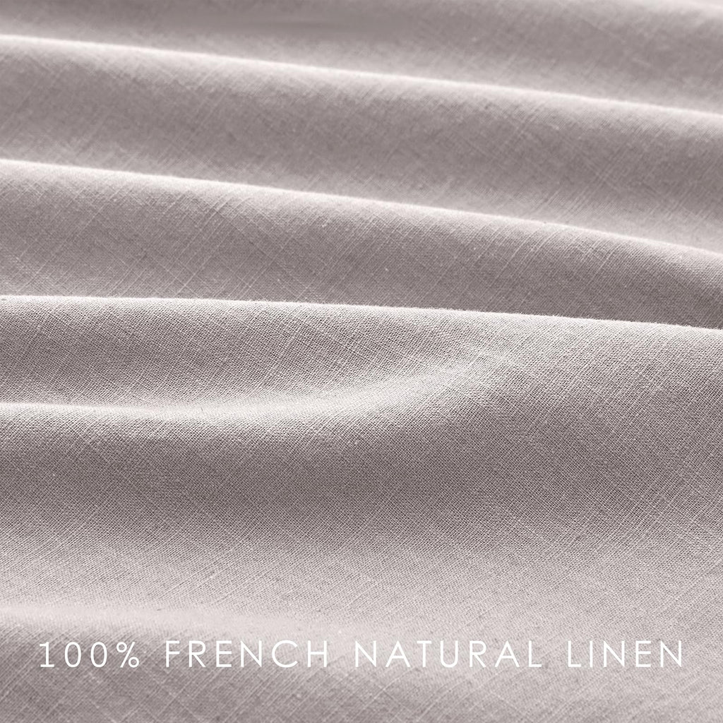 100% French Linen Sheets Queen Size Bed Sheets for Hot Sleepers