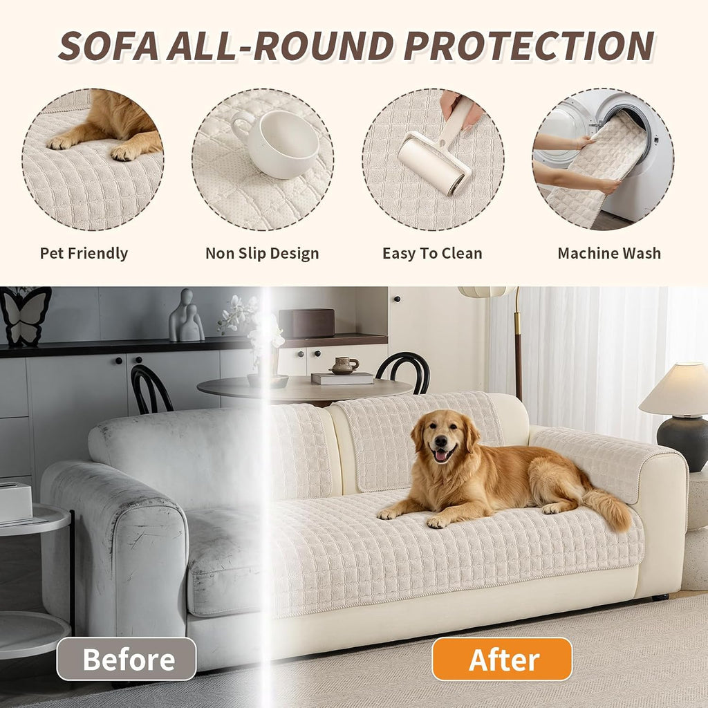Couch Covers for Sectional Sofa, Sectional Couch Covers for Dogs Pets