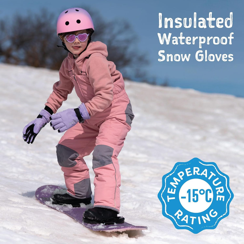 Toasty-Dry Waterproof Snow Gloves for Kids