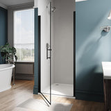 Pivot Shower Door 35.5-37 in.W x 72 in.H, Pivot Swing Shower Doors with 1/4'' Tempered Shower Glass Panel