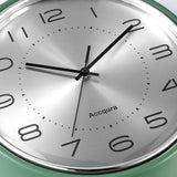 12 Inch Vintage Retro Wall Clock, Silent Non-Ticking Metal Dial & Domed Glass Battery Operated