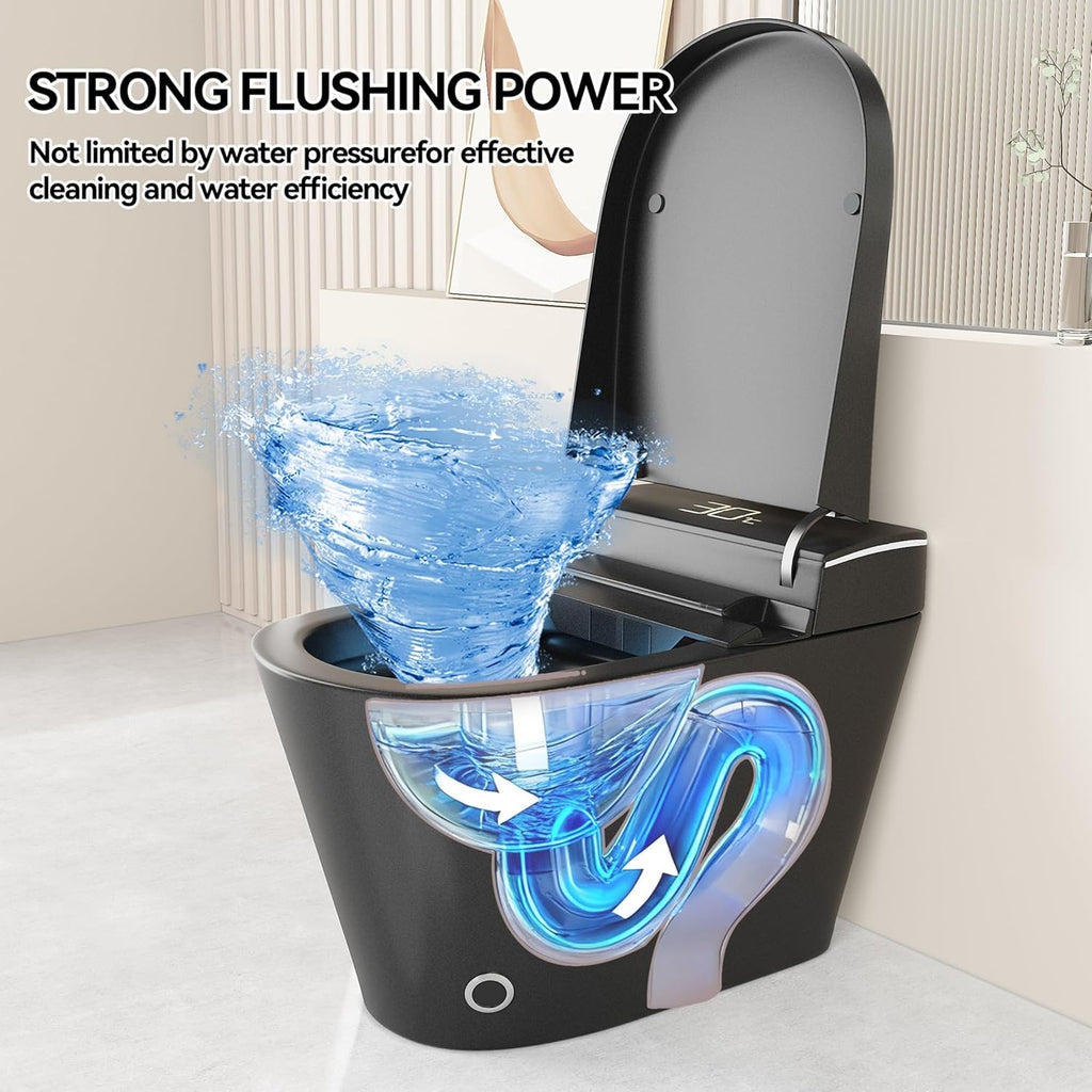 Smart Toile,One Piece Toilet with Bidet Built In,Dryer & Warm Water