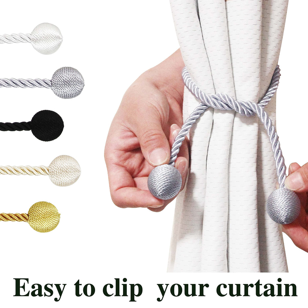Curtain Tiebacks Outdoor Elegant Decorative Tie Backs Modern Rope Tiebacks for Drapes Window Curtain Holdbacks