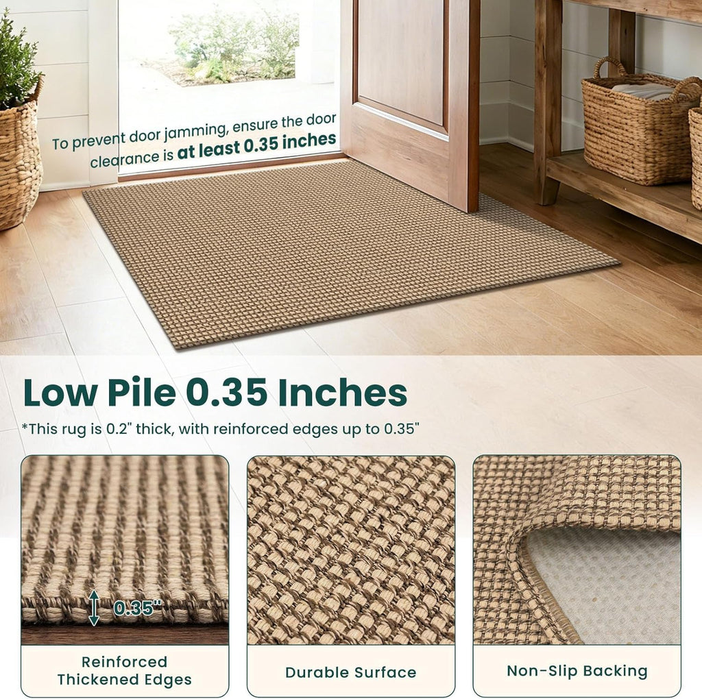 Boho Runners s 2x6 ft Washable Kitchen Runner Non Slip Rubber Backed Hall Runners Cotton Entryway Runner Rugs for