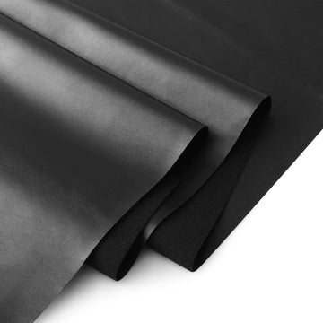 Smooth PU Faux Leather Fabric Sheets, 54" x 12", 0.8mm Thick