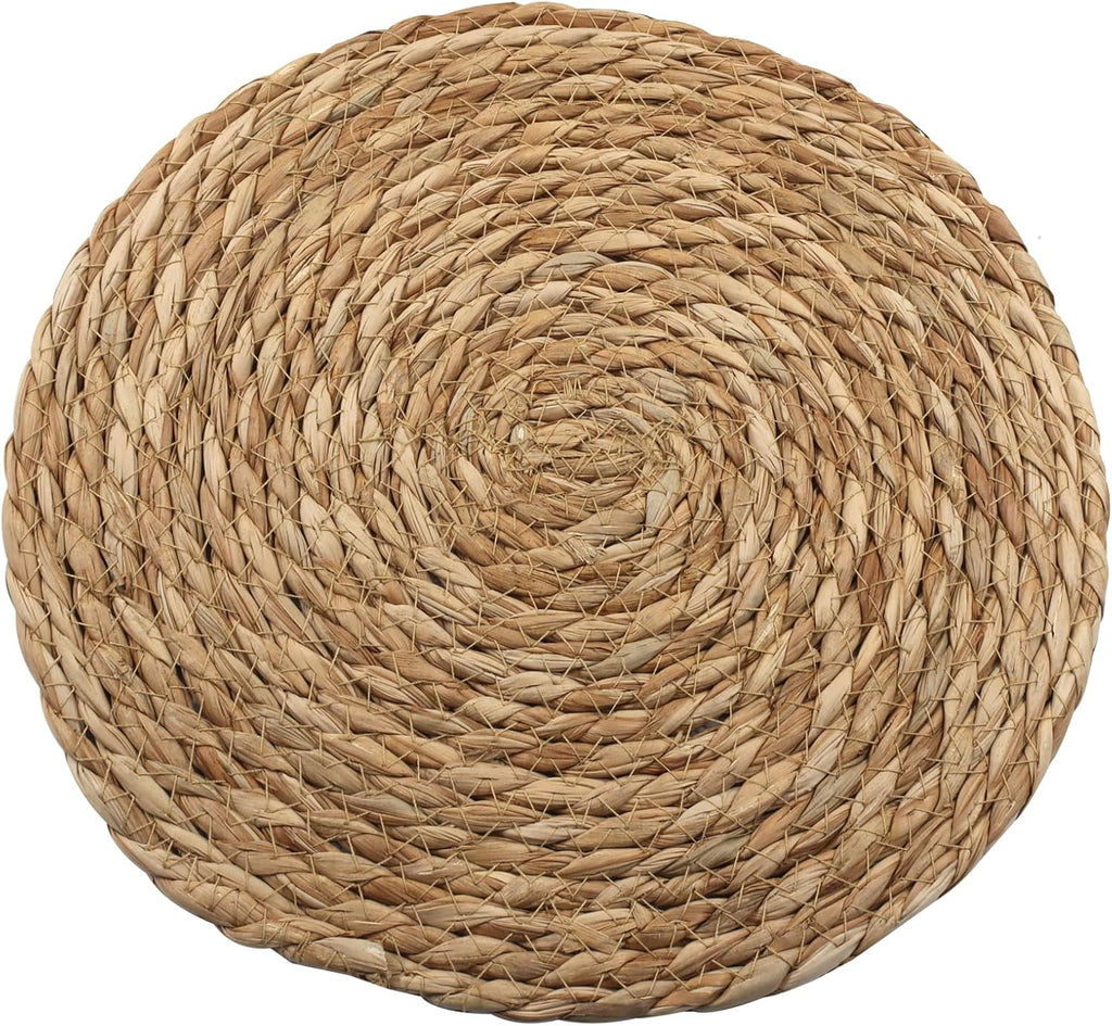 Woven Placemats Round, 12 Inch - Set of 6